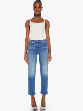 MOTHER. Mid Rise Rider Ankle